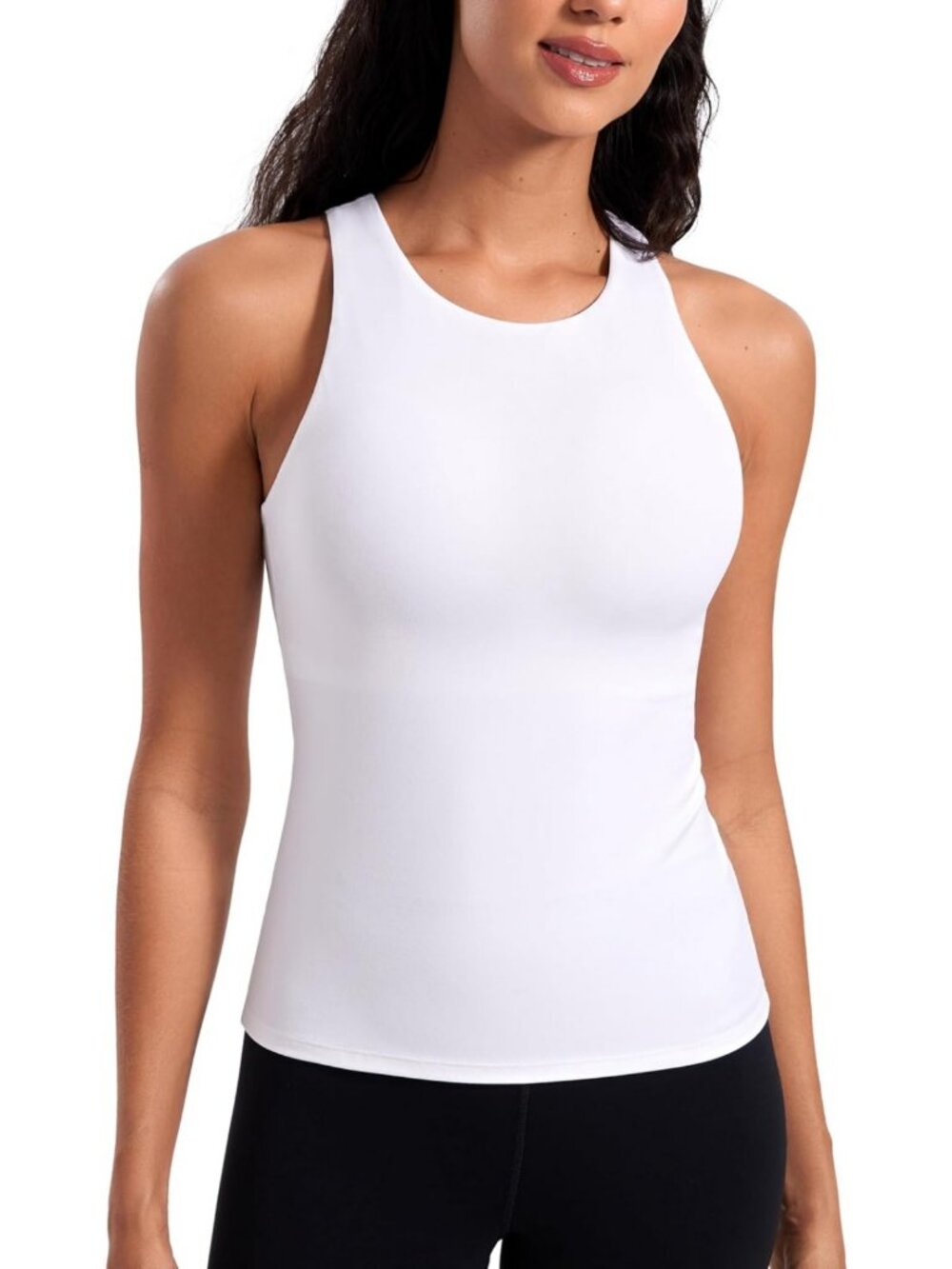 Soft High Neck Butterluxe Tank Top | Comfortable Activewear for Yoga & Fitness